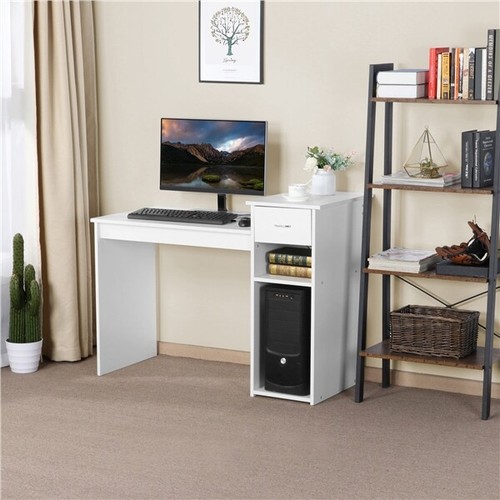 Computer desk with drawer - computer,
