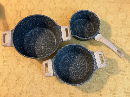 Carote black granite - black, nonstick