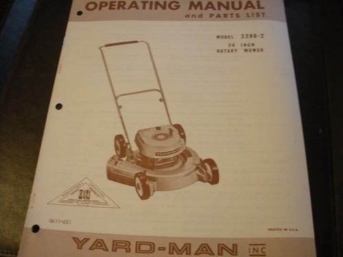 Yard man antique tractor - yard,