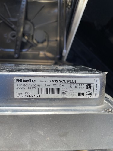 Miele g892scu plus - miele, dishwasher