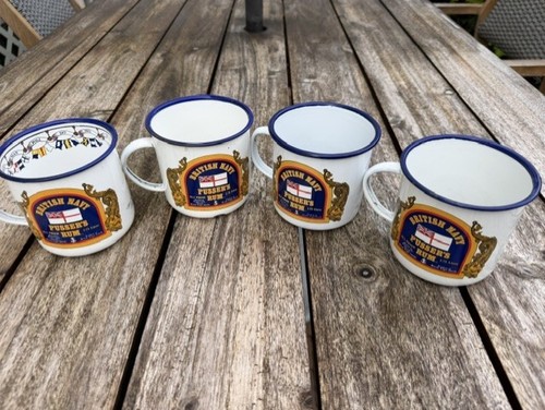 Vintage pusser rum enamel - vintage,