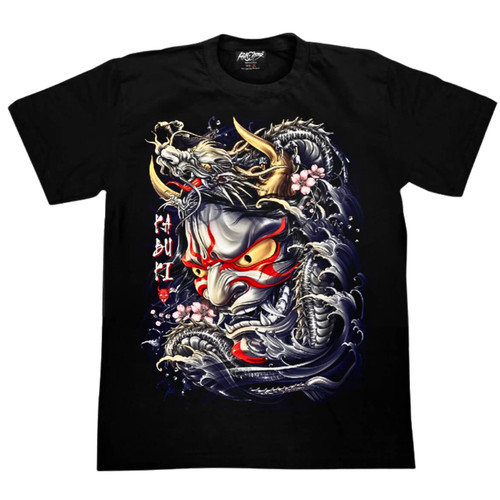 Dragon demon kabuki shirt - kabuki, t-shirt