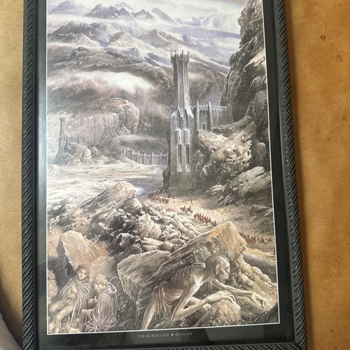 The black gate vintage poster - the,