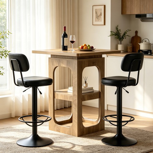 Square bar table - table, with