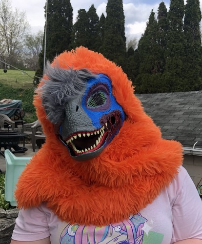Dino mask fursuit head with - mask,