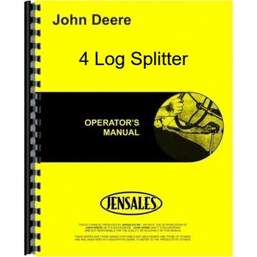 John deere log splitter - 4,