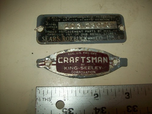 Model nameplates or - or, badges