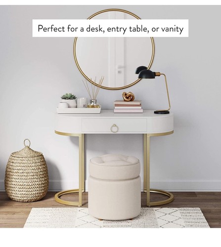 Desk with drawer - &, gold