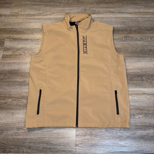 Justin laminated vest - justin, mens