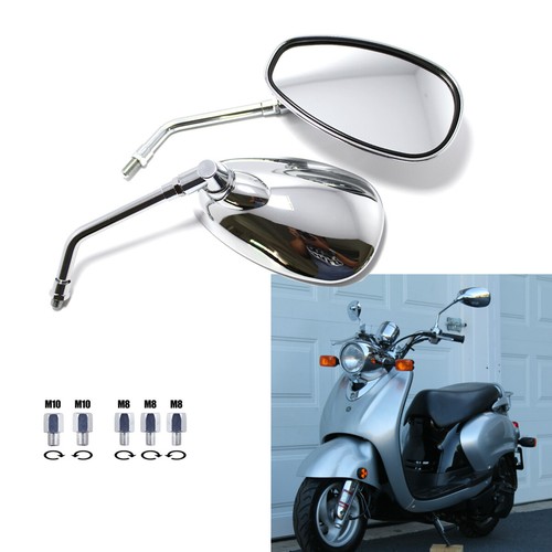 Oval motorcycle side mirrors - motorcycle,