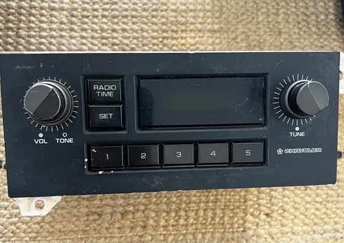 Vtg 1980s chrysler fm - 1980s,