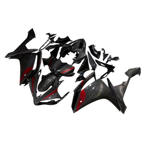 Red carbon effect injection - red,
