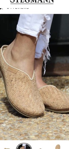 Stegmann maria woven cork slip - woven,