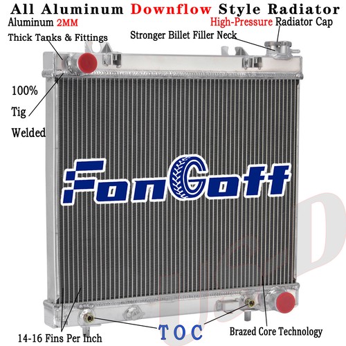 Row aluminum radiator fit - 3,