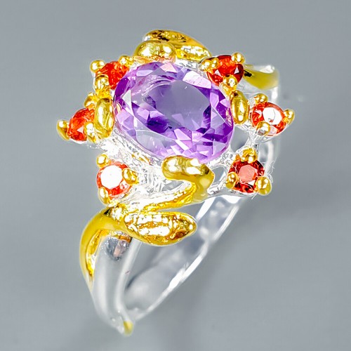 Not enhanced natural amethyst - not,