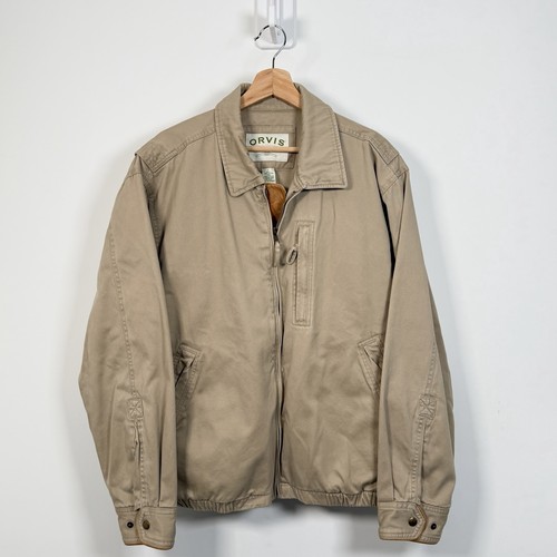 Orvis canvas jacket mens large - orvis,