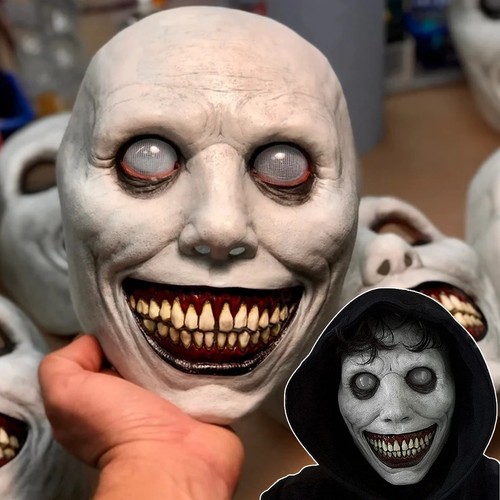 Scary demon smile mask - demon,