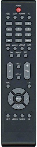 Replaced vizio remote - vizio,