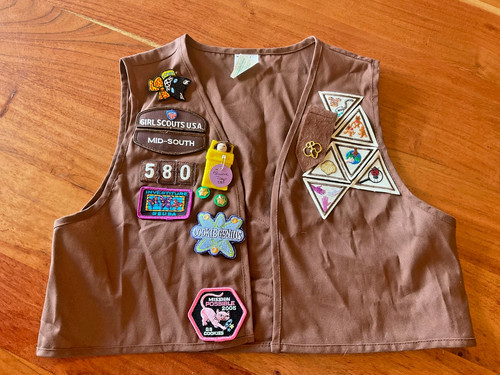 Vintage girl scouts usa - girl,