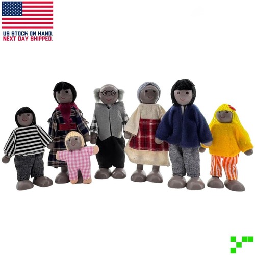 Family poseable wooden - of,