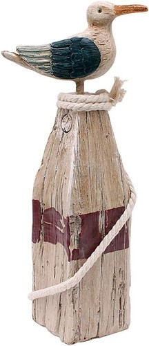 Seagull statue decor nautical - seagull,