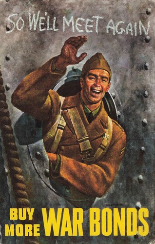 World war vintage postcard - war,