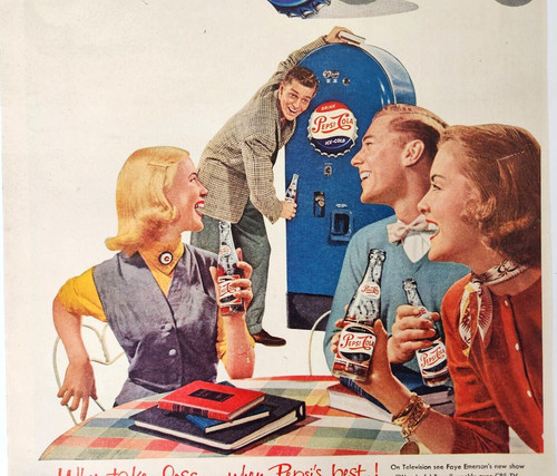 Pepsi vending machine vintage - pepsi,