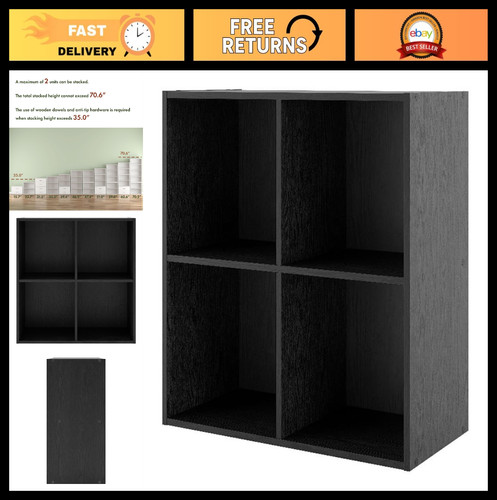 Cube stackable storage - 4-cube,