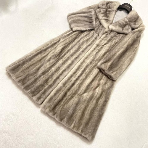 Blue iris mink - mink, coat