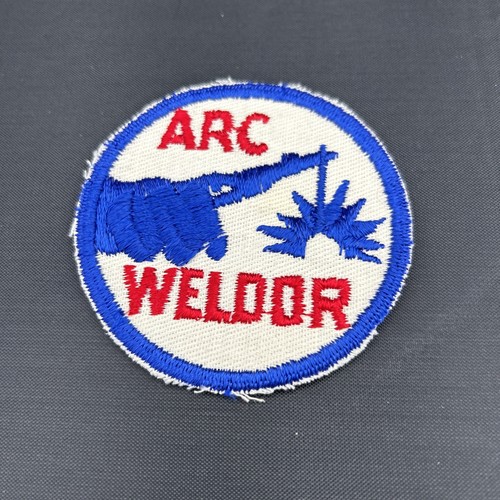 Arc welder red white - arc, blue