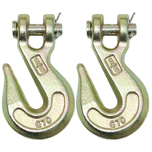 Clevis grab hooks for - 3/8",