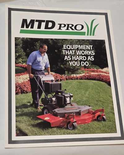 1997 mtd pro mowers - mtd,