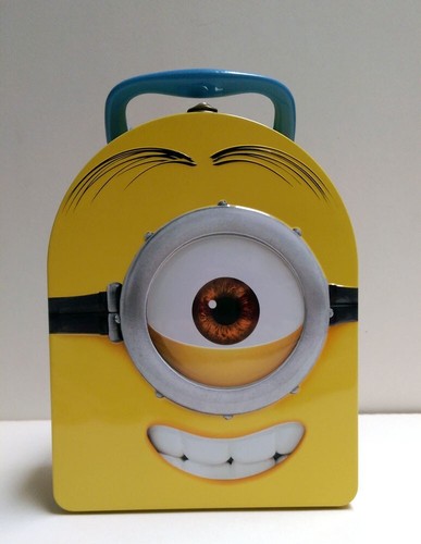 New minions lunch box tin - box,