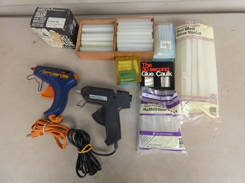 Vintage electric glue gun - glue,