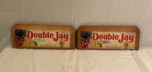 Vintage wood fruit crate end - vintage,