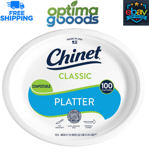 Chinet classic platter paper - classic,