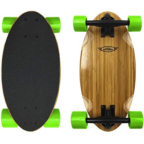 Mini cruiser wood longboard - wood,