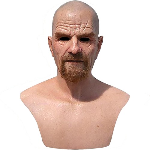 Halloween realistic face - halloween, bald