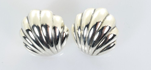 James avery puffy scallop stud - james,