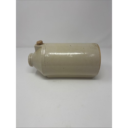 Vintage stoneware bed warmer - stoneware,