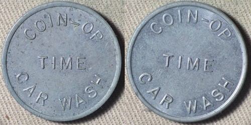 Token vintage coin op - token, time