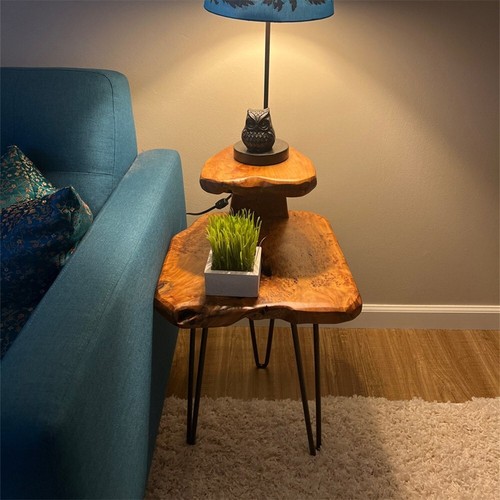 Rustic modern live edge cedar - live,