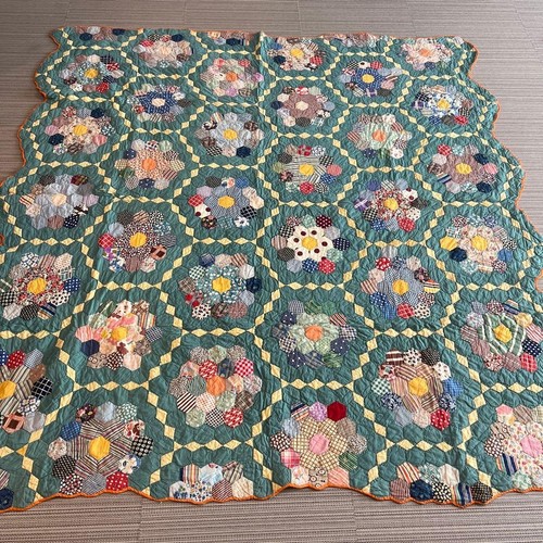 Antique quilt grandmother - antique,