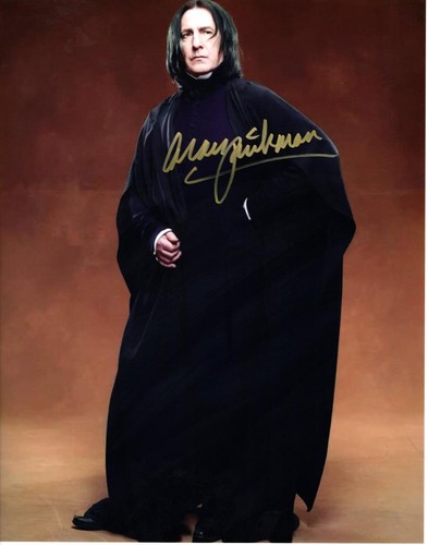 Alan rickman autographed - alan,