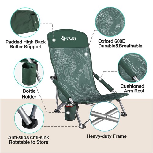 Villey low beach - low, chair