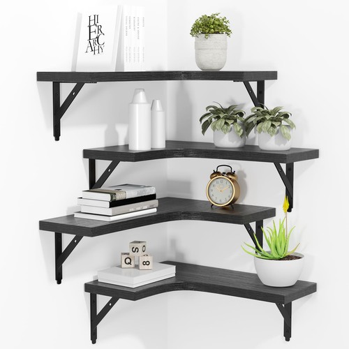 Corner floating shelves wall - corner,