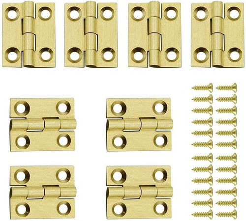 Mini solid brass hinges - mini,