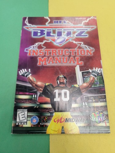 Nfl blitz instruction booklet - blitz,