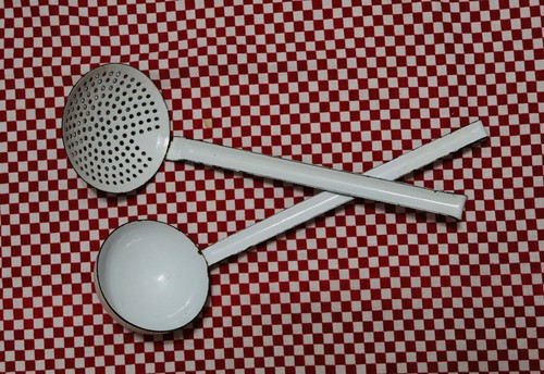 Bright white french - french, antique
