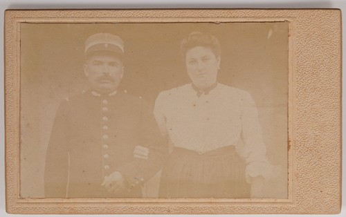 Antique cdv french soldier - antique,